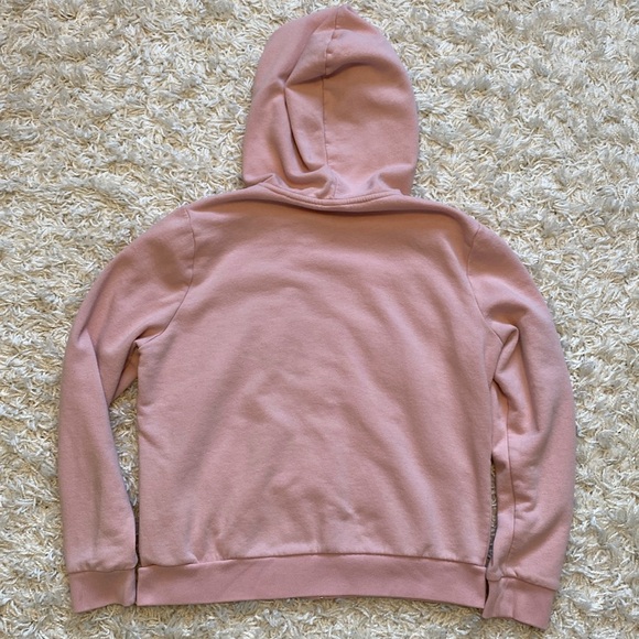Victoria’s Secret PINK Dusty Rose/Light Pink w/ Silver Writing Full-zip Hoodie. - Picture 6 of 6